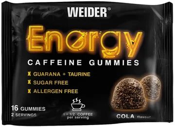 Weider Gummy Energy Caffeine Cola Gummies 16uds