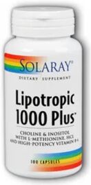 SOLARAY Lipotropic 1000 Plus 100cáps