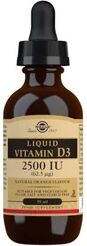 Solgar Vitamina D3 Líquida 2500UI 62,5mcg 59ml