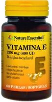 Nature Essential Vitamina E-400 Ui Natural 60 Perlas