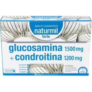 Naturmil Glucosamina y Condroitina Forte 20 Ampollas Naturmil Glucosamina y Condroitina Forte 20 Ampollas
