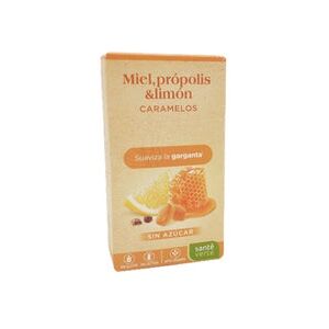 Sante Verte Santé Verte Caramelos Miel Própolis y Limón Bio 35g Sante Verte Santé Verte Caramelos Miel Própolis y Limón Bio 35g