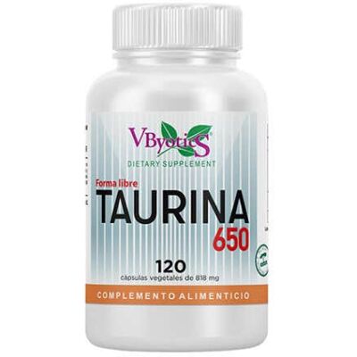 Vbyotics Taurina 650 120 caps Vbyotics Taurina 650 120 caps
