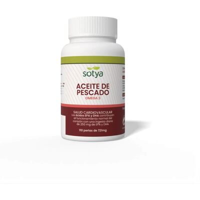 Sotya Sotya Omega Aceite de Pescado 110 Perlas - Suplemento Alimenticio Sotya Sotya Omega Aceite de Pescado 110 Perlas - Suplemento Alimenticio
