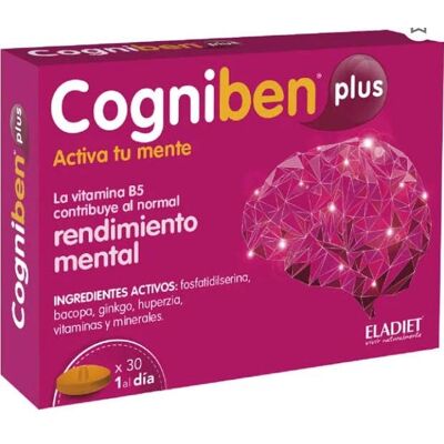 Eladiet Cogniben Plus 30 cápsulas - Apoyo cognitivo Eladiet Cogniben Plus 30 cápsulas - Apoyo cognitivo