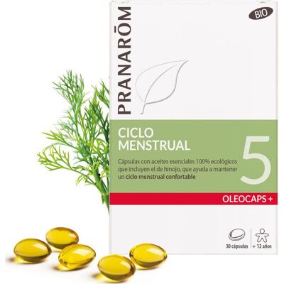 Pranarôm Oleocaps+ 5 Ciclo Menstrual BIO 30 caps Pranarôm Oleocaps+ 5 Ciclo Menstrual BIO 30 caps