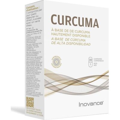 Inovance Cúrcuma 30 Comprimidos - Suplemento Dietético Inovance Cúrcuma 30 Comprimidos - Suplemento Dietético