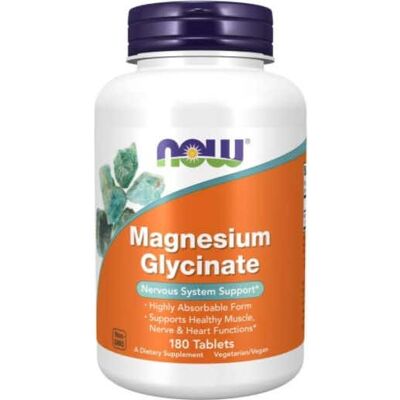 NOW Foods Magnesio Glicinato 180 Comprimidos - Suplemento Dietético NOW Foods Magnesio Glicinato 180 Comprimidos - Suplemento Dietético