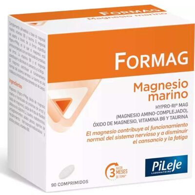 Pileje Formag Magnesio Marino 90 Comprimidos - Suplemento Alimenticio Pileje Formag Magnesio Marino 90 Comprimidos - Suplemento Alimenticio