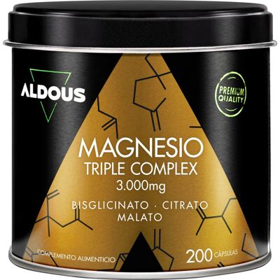 Aldous Bio Magnesio Triple Complex 200caps Aldous Bio Magnesio Triple Complex 200caps