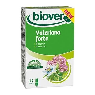 Biover Valeriana Forte - Extractos de plantas relajantes, Magnesio y Vitaminas B Biover Valeriana Forte - Extractos de plantas relajantes, Magnesio y Vitaminas B