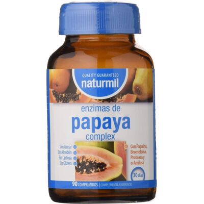 Enzimas de Papaia Naturmil - Complemento Alimenticio Enzimas de Papaia Naturmil - Complemento Alimenticio