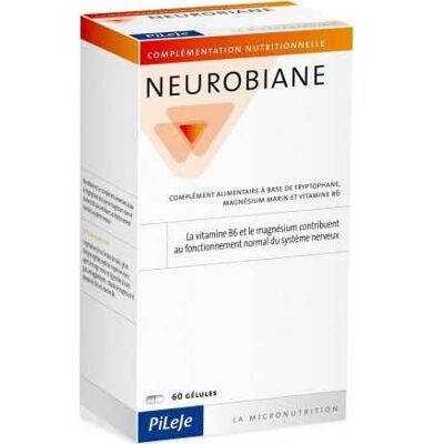 Pileje Neurobiane 60 cápsulas - Suplemento para el estado de ánimo y relajación Pileje Neurobiane 60 cápsulas - Suplemento para el estado de ánimo y relajación