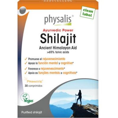 Physalis Shilajit 30 Comprimidos Veganos - Suplementos Physalis Shilajit 30 Comprimidos Veganos - Suplementos