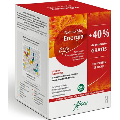 Aboca Natura Mix Energía Avanzada - 28 Sobres Aboca Natura Mix Energía Avanzada - 28 Sobres