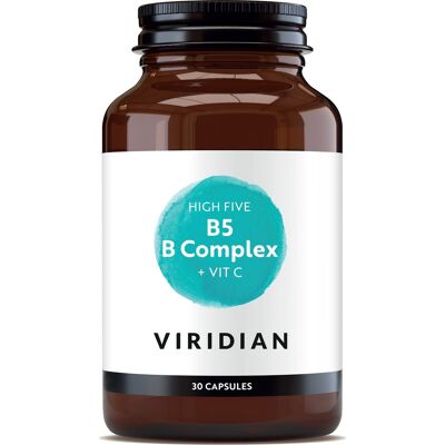 Viridian High Five B5-Complejo + Vitamina C - Suplemento Vegano Viridian High Five B5-Complejo + Vitamina C - Suplemento Vegano