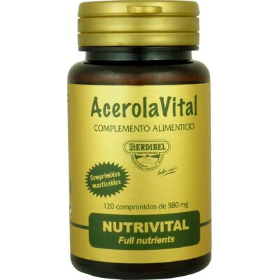 Herdibel AcerolaVital 120 tabletas - Suplemento alimenticio Herdibel AcerolaVital 120 tabletas - Suplemento alimenticio