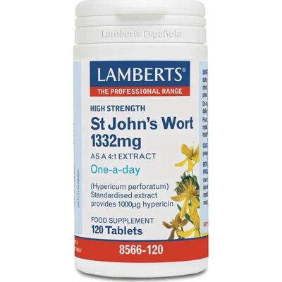 Lamberts Hierba de San Juan 120 Comprimidos - Suplemento herbal para el estado de ánimo Lamberts Hierba de San Juan 120 Comprimidos - Suplemento herbal para el estado de ánimo