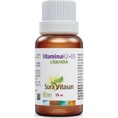 Sura Vitasan Vitamina K2+D3 - Apoya huesos y corazón Sura Vitasan Vitamina K2+D3 - Apoya huesos y corazón
