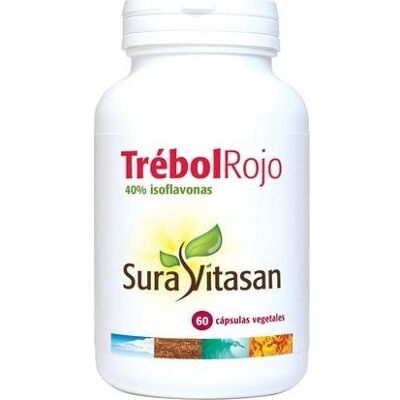 Sura Vitasan Trébol Rojo - 40% Isoflavonas - 60 Cápsulas Sura Vitasan Trébol Rojo - 40% Isoflavonas - 60 Cápsulas