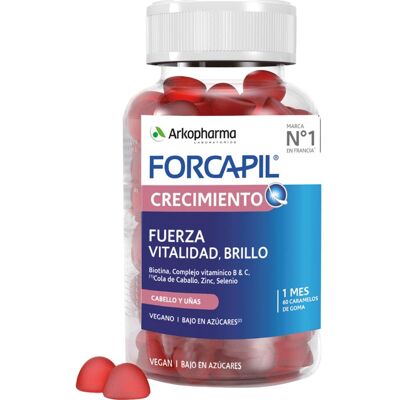 Arkopharma Forcapil Crecimiento - Gomas de vitaminas para el cabello Arkopharma Forcapil Crecimiento - Gomas de vitaminas para el cabello