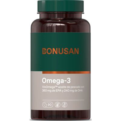 Bonusan Omega-3 90 Softgels - Suplemento Dietético Bonusan Omega-3 90 Softgels - Suplemento Dietético