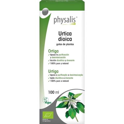 Physalis Extracto de Ortiga Bio - Gotas de Ortiga Orgánicas - 100ml Physalis Extracto de Ortiga Bio - Gotas de Ortiga Orgánicas - 100ml