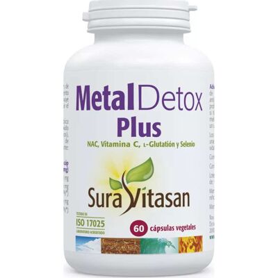 Protector de Desintoxicación de Metales Sura Vitasan - 60 cápsulas Protector de Desintoxicación de Metales Sura Vitasan - 60 cápsulas