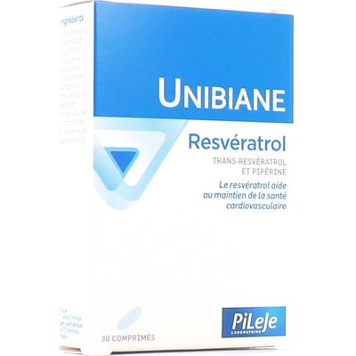 Pileje Unibiane Resveratrol - 30 Cápsulas Pileje Unibiane Resveratrol - 30 Cápsulas