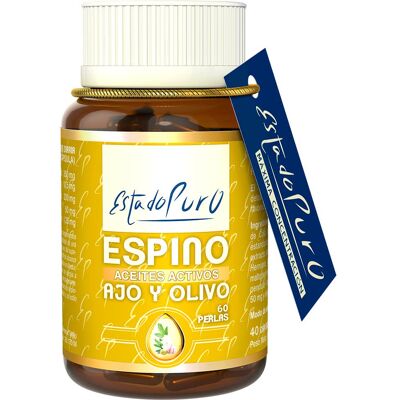 Tongil Espino Blanco Ajo y Olivo 60 Perlas - Complemento Alimentar Tongil Espino Blanco Ajo y Olivo 60 Perlas - Complemento Alimentar