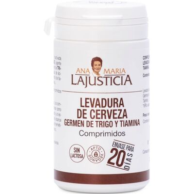 Ana Maria Lajusticia Levadura de cerveza, germen de trigo y tiamina - 80 comprimidos Ana Maria Lajusticia Levadura de cerveza, germen de trigo y tiamina - 80 comprimidos