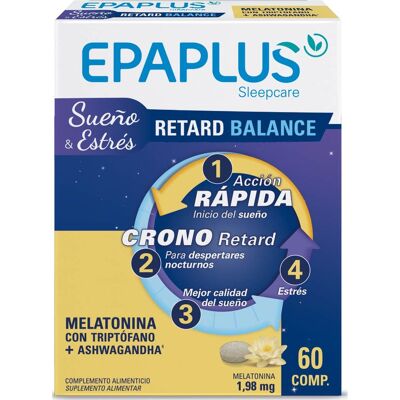 Epaplus Retard Balance 60comp - Suplemento para dormir Epaplus Retard Balance 60comp - Suplemento para dormir