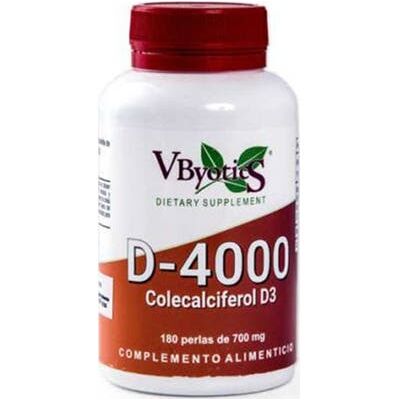 Vbyotics Vitamina D3 4000Ui 180 caps Vbyotics Vitamina D3 4000Ui 180 caps