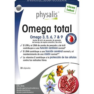 Physalis Omega Total - Suplemento de Omega de Pescado y Plantas Physalis Omega Total - Suplemento de Omega de Pescado y Plantas