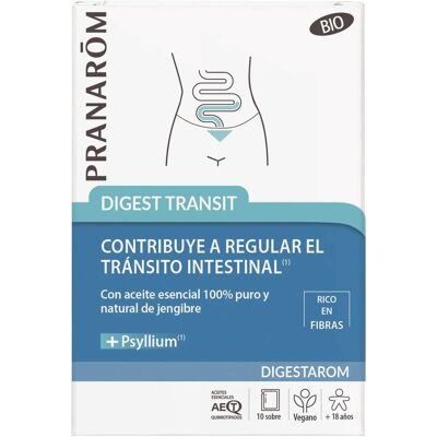 Pranarom Digest Transit Bio - Suplemento digestivo - Jengibre y Psyllium orgánico Pranarom Digest Transit Bio - Suplemento digestivo - Jengibre y Psyllium orgánico