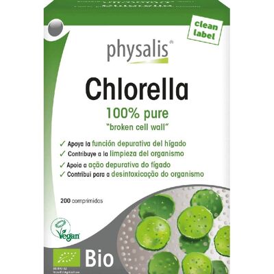 Physalis Chlorella Bio 200 Comprimidos - Suplemento Alimenticio Physalis Chlorella Bio 200 Comprimidos - Suplemento Alimenticio