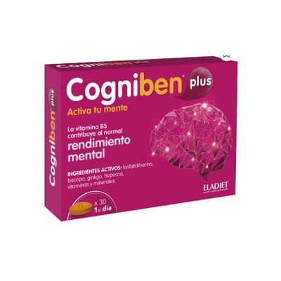 Eladiet Cogniben Plus 30 cápsulas - Apoyo cognitivo Eladiet Cogniben Plus 30 cápsulas - Apoyo cognitivo