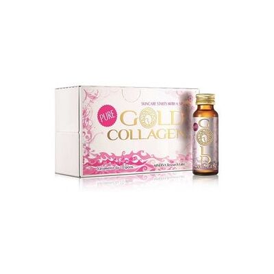 Minerva Gold Collagen - 10 Botellas de 50ml - Suplemento Alimenticio Minerva Gold Collagen - 10 Botellas de 50ml - Suplemento Alimenticio