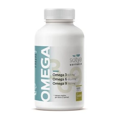 Sotya Omega 3,6,9 100 Perlas - Suplementos Sotya Omega 3,6,9 100 Perlas - Suplementos
