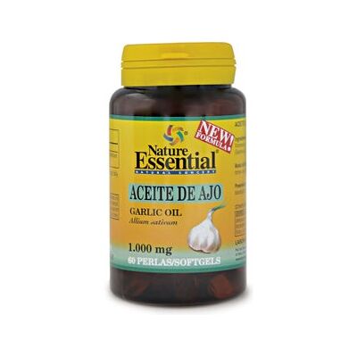 Aceite de Ajo 1000 mg Nature Essential - Apoyo a la sangre y inmunidad Aceite de Ajo 1000 mg Nature Essential - Apoyo a la sangre y inmunidad