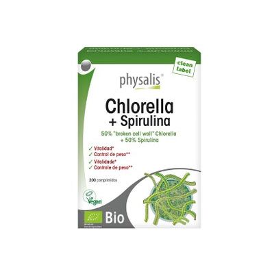 Physalis Orgánico Chlorella Spirulina - Suplemento alimenticio Physalis Orgánico Chlorella Spirulina - Suplemento alimenticio