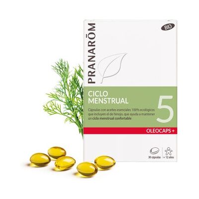 Pranarôm Oleocaps+ 5 Ciclo Menstrual BIO 30 caps Pranarôm Oleocaps+ 5 Ciclo Menstrual BIO 30 caps