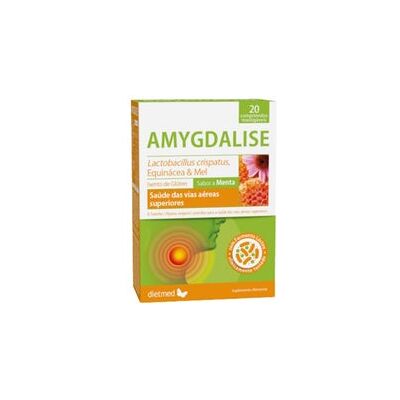 Dietmed Amygdalis Menta Vías Respiratorias Tabletas Masticables - Suplemento Alimenticio Dietmed Amygdalis Menta Vías Respiratorias Tabletas Masticables - Suplemento Alimenticio