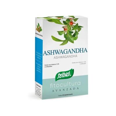 Santiveri Modelo - Cápsulas de ashwagandha - Suplemento alimenticio Santiveri Modelo - Cápsulas de ashwagandha - Suplemento alimenticio