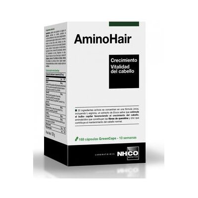 NHCO Nutrition AminoHair 168 Cápsulas - Fortalece Cabello & Uñas NHCO Nutrition AminoHair 168 Cápsulas - Fortalece Cabello & Uñas