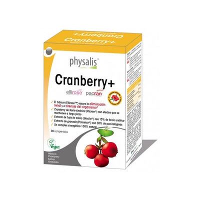 Physalis Cranberry + Bio - Comprimido Orgánico Para La Salud De La Mujer - 30 Comprimidos Physalis Cranberry + Bio - Comprimido Orgánico Para La Salud De La Mujer - 30 Comprimidos