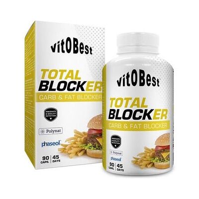 VIT.O.BEST Total Blocker - Control de Grasas y Carbohidratos - 90 Cápsulas VIT.O.BEST Total Blocker - Control de Grasas y Carbohidratos - 90 Cápsulas