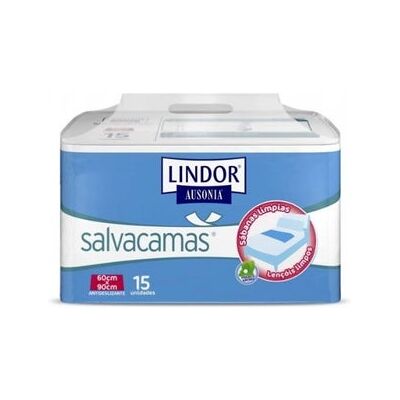 Ausonia Lindor® salvacamas 60cmx90cm 15uds Ausonia Lindor® salvacamas 60cmx90cm 15uds