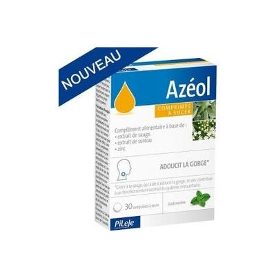 Pastillas Azeol de Pileje - Salvia y Zinc para la garganta Pastillas Azeol de Pileje - Salvia y Zinc para la garganta