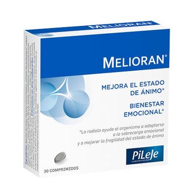 Pileje Melioran - Apoyo al Estrés y Estado de Ánimo - 30 Comprimidos Pileje Melioran - Apoyo al Estrés y Estado de Ánimo - 30 Comprimidos